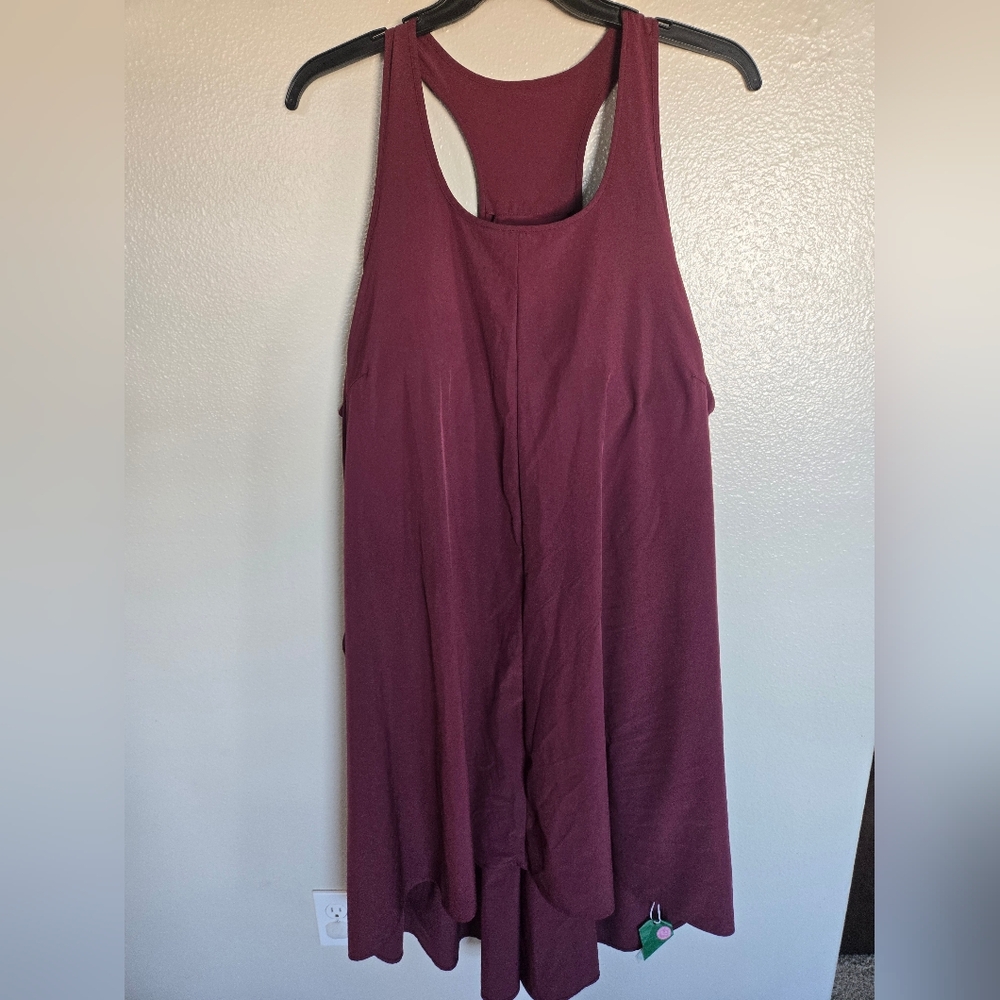 Halara Burgundy Sleeveless Dress